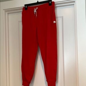 Red Jogger Sweatpants